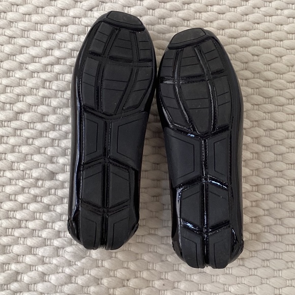 Salvatore Ferragamo Womens Patent Leather Black 6.5 Driver Moccasin Shoe Gancini - Picture 2 of 10